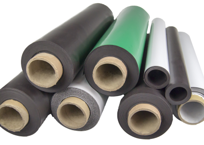 Folia magnetyczna, elastyczny magnes, folia magnetyczna w arkuszach, folia magnetyczna w rolce, folia magnetyczna kolorowa, folia magnetyczna z klejem, folia magnetyczna z białym laminatem