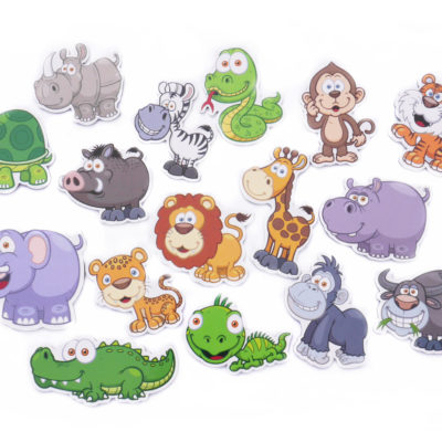 Magnesy kształtowe zwierzęta zoo