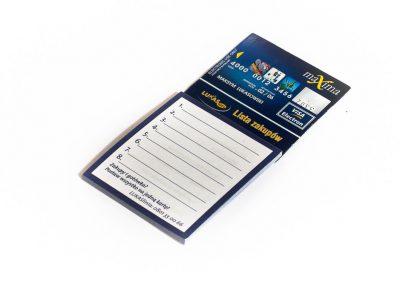 notesy reklamowe, notesy magnetyczne, notesy na lodówkę, notesy z magnesem