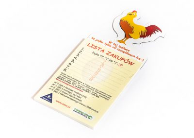 notesy reklamowe, notesy magnetyczne, notesy na lodówkę, notesy z magnesem