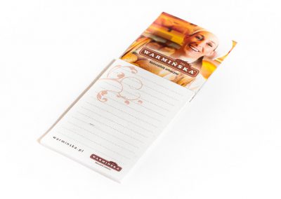 notesy reklamowe, notesy magnetyczne, notesy na lodówkę, notesy z magnesem