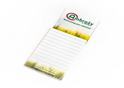 notesy reklamowe, notesy magnetyczne, notesy na lodówkę, notesy z magnesem