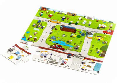 Puzzle magnetyczne układanka magnes