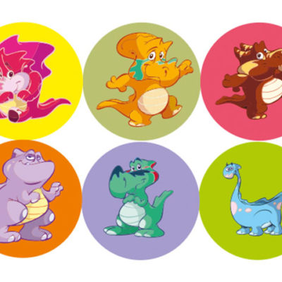 magnesy-okrągłe-dinozaury media-mag