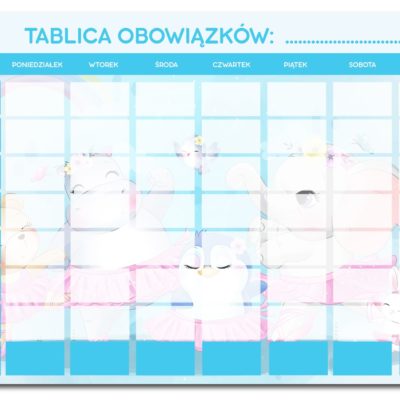 TABLICA MOTYWACYNA TABLICA OBOWIĄZKÓW