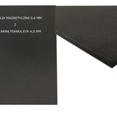folia magnetyczna z czarną pianką